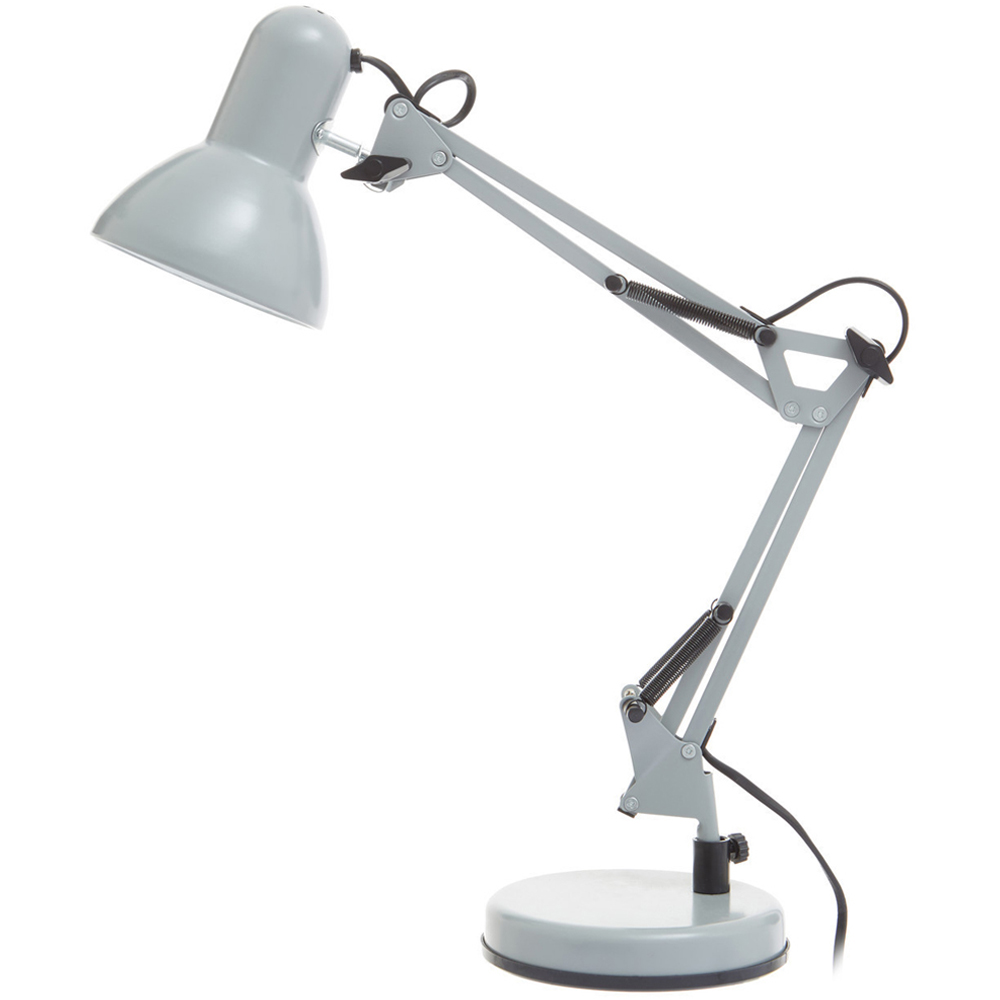 Premier Housewares Studio Matte Grey Metal Lamp Price Comparisons | Compare The Build