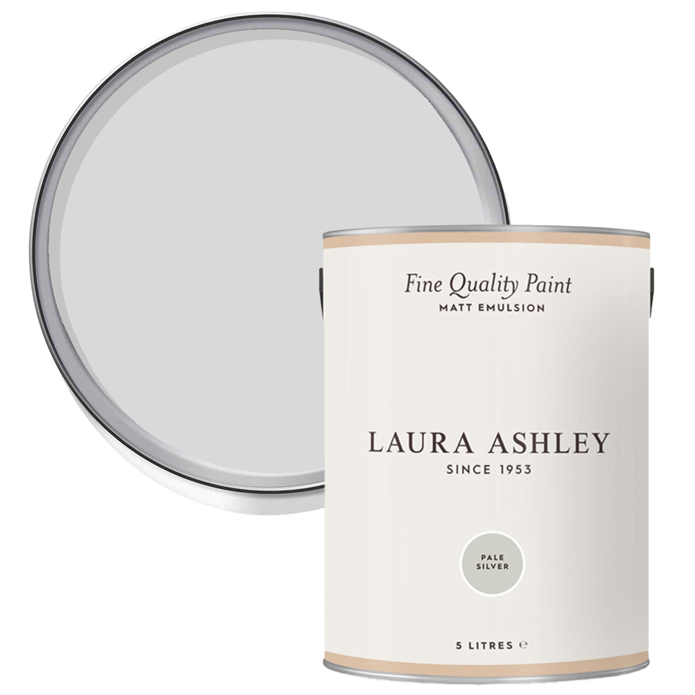 Laura Ashley Pale Silver Matt Emulsion Paint 5L Price Comparisons | Compare The Build