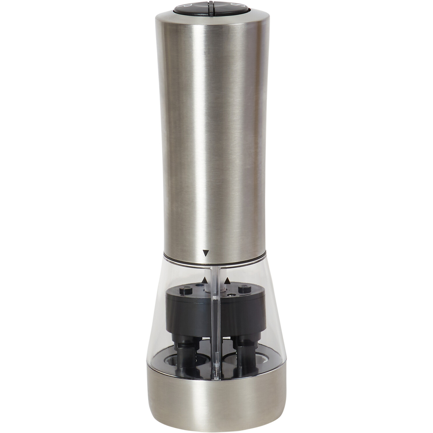 Electric 2-in-1 Salt and Pepper Mill - Silver | Homebase