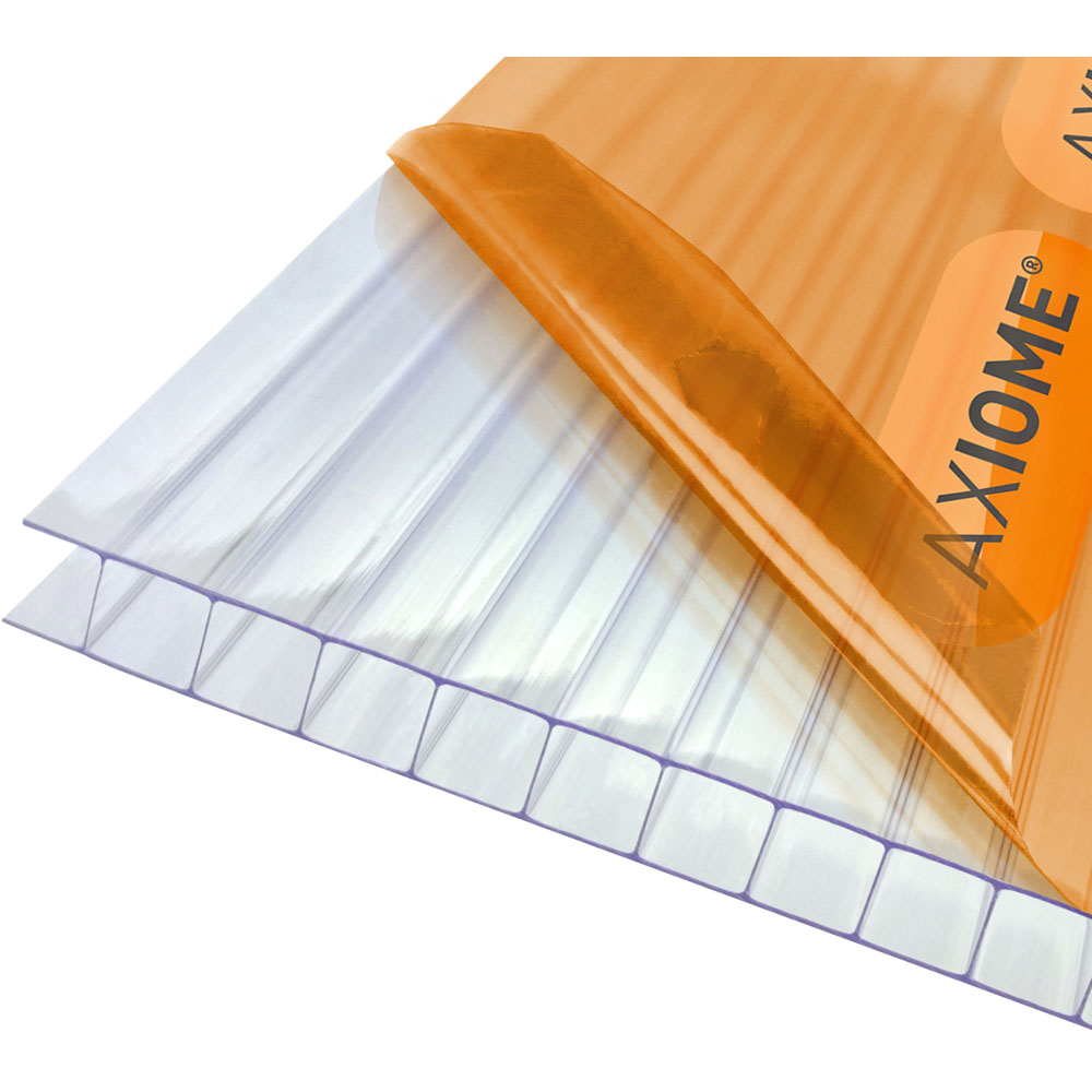 Axiome 10mm Clear Polycarbonate Twinwall Sheet 1000 x 5000mm Price Comparisons | Compare The Build