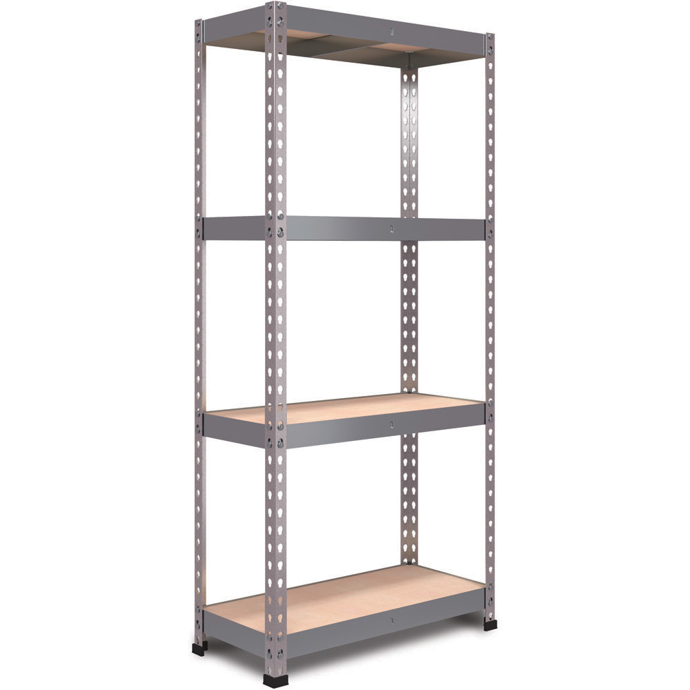 RB Boss Freestanding Fastlok 4 Tier Boltless Shelf Unit 75kg/level Price Comparisons | Compare The Build