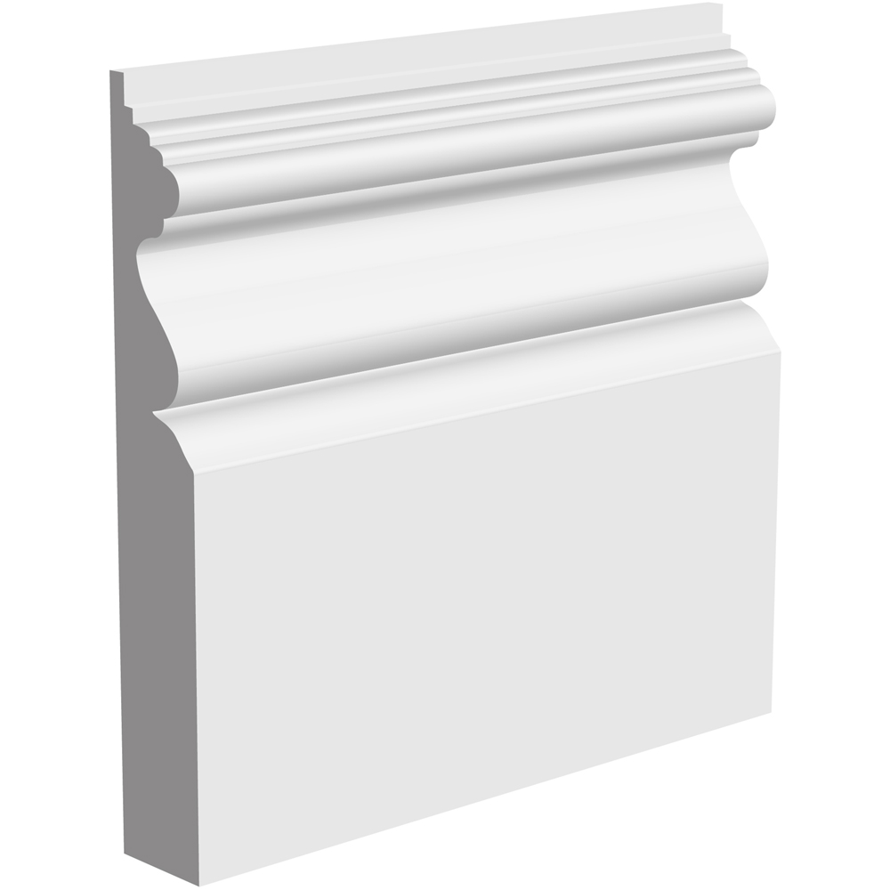 National Skirting White Victorian Primed Skirting Board 18mm 170 x 3040mm Price Comparisons | Compare The Build