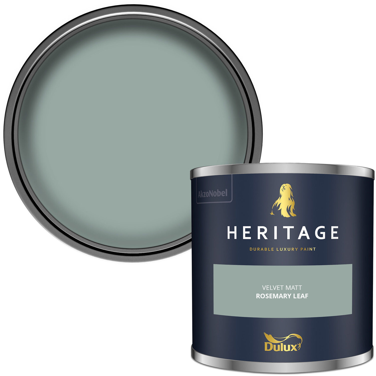 Dulux Heritage Rosemary Leaf Walls and Ceilings Velvet Matt Emulsion Paint Tester Pot 125ml Price Comparisons | Compare The Build