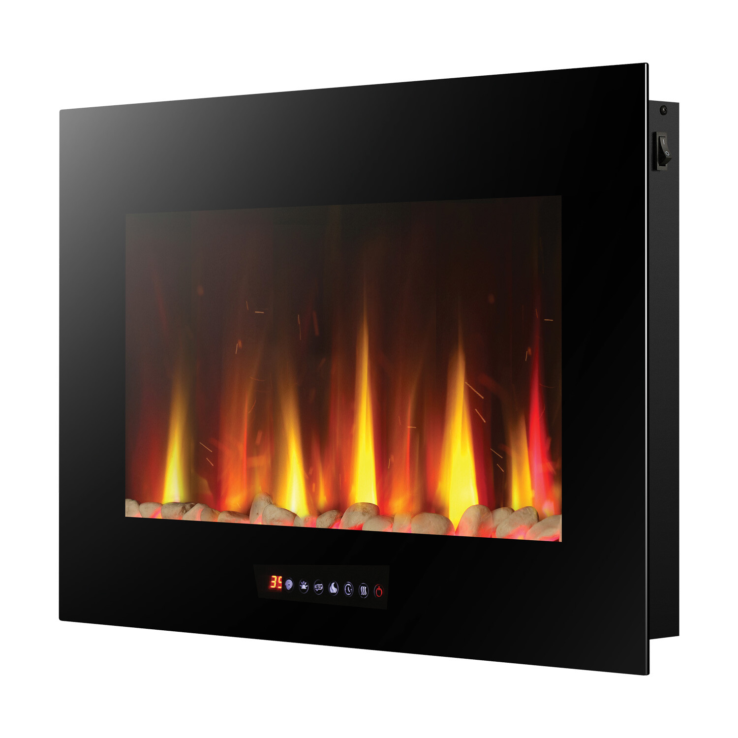 Snowden Electric Wallmounted Fireplace Price Comparisons | Compare The Build