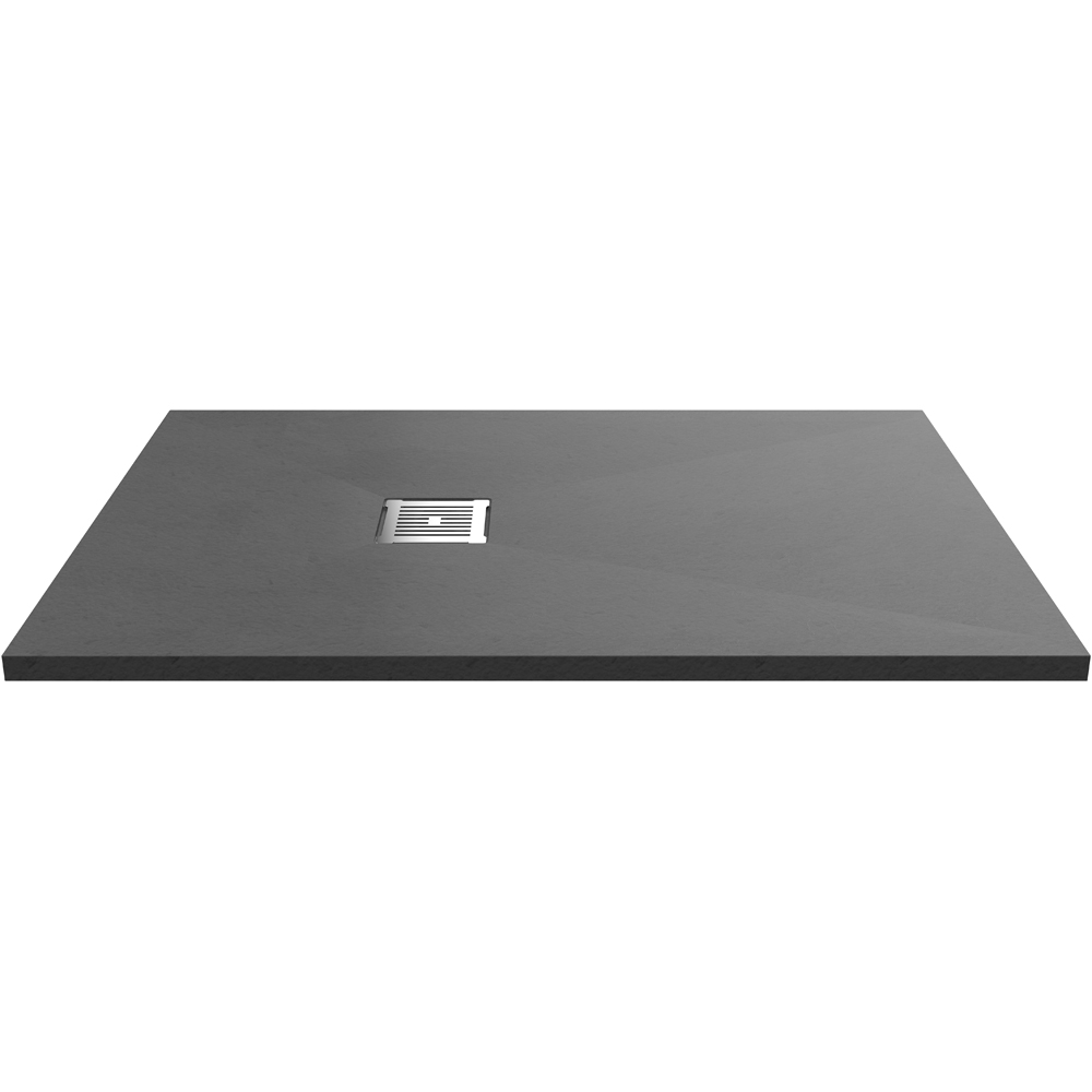nuie Slate Grey Rectangular Shower Tray 1200 x 800mm Price Comparisons | Compare The Build