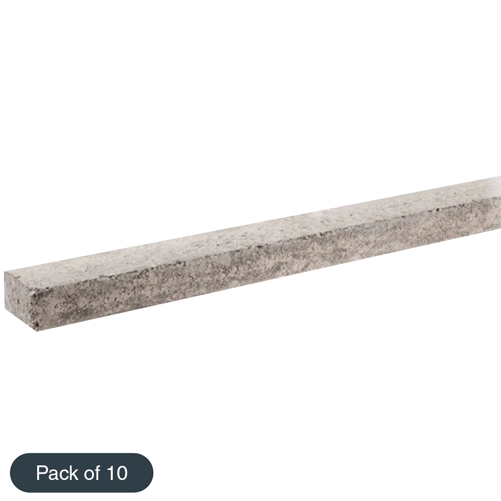 Prestressed Textured Concrete Lintel 100 x 65 x 1200mm 10 Pack | Homebase