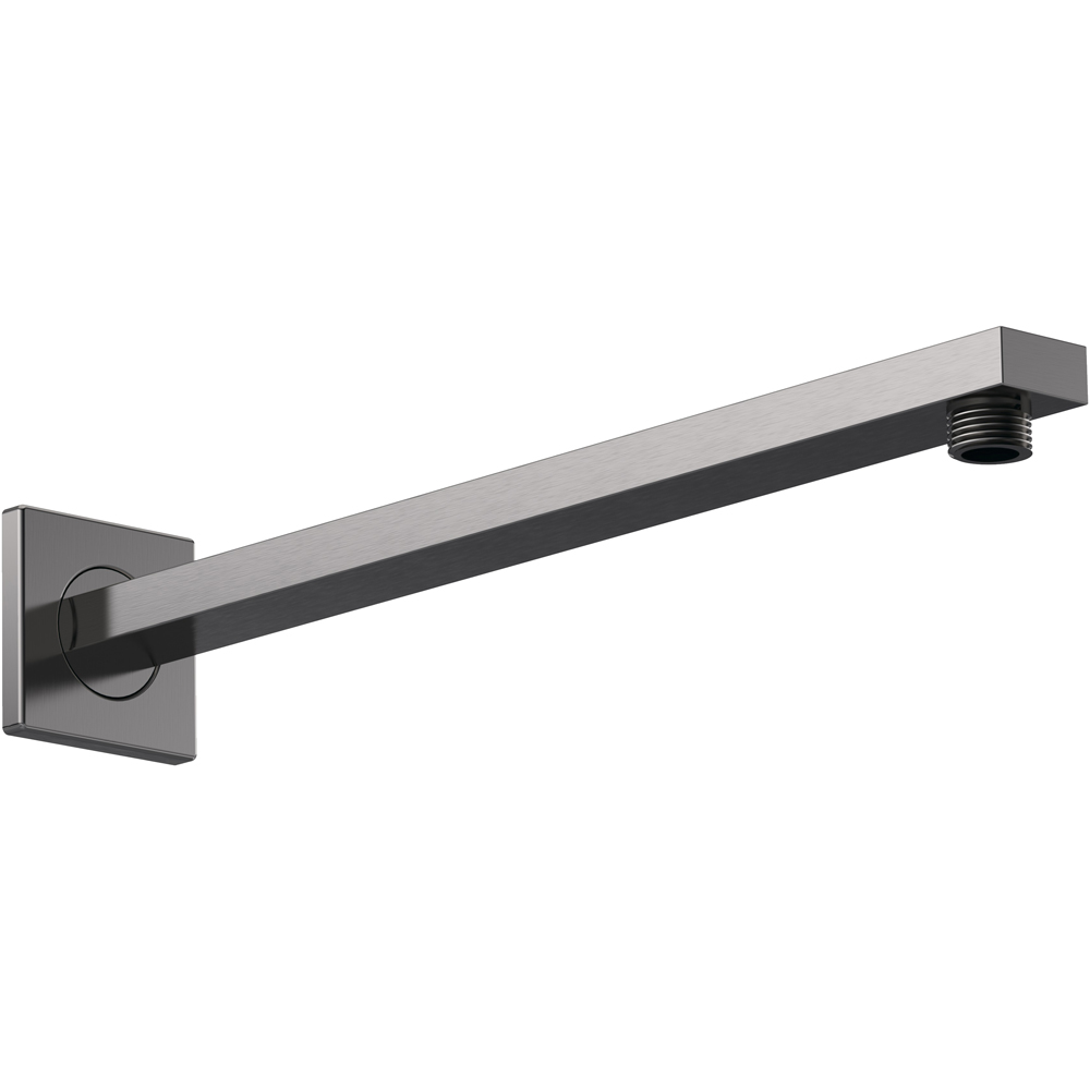 nuie Brushed Pewter Small Rectangular Shower Arm Price Comparisons | Compare The Build