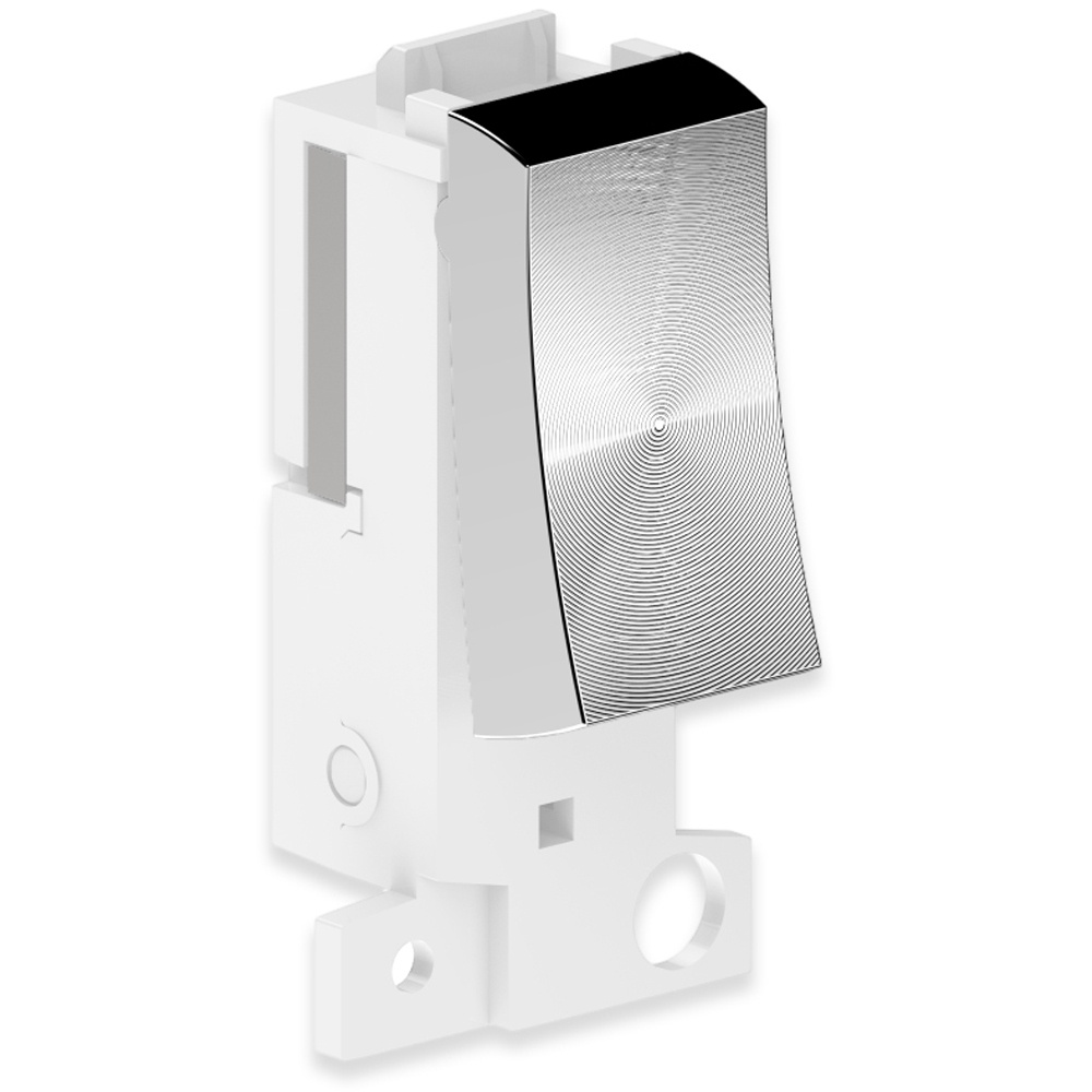 ENER-J 1 Gang Click Scolmore Type Satin Chrome Grid Switch Price Comparisons | Compare The Build