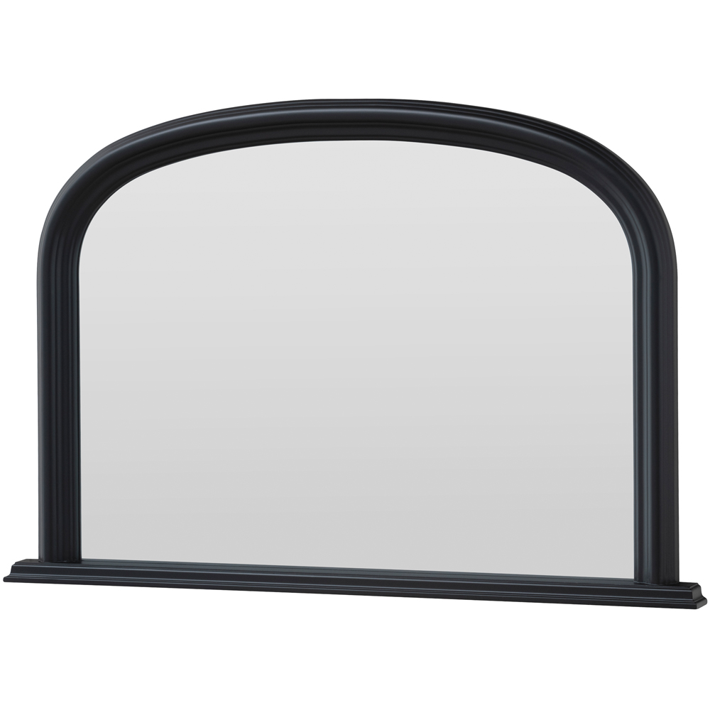 Yearn Black Contemporary Arched Overmantle Mirror 77 x 112cm Price Comparisons | Compare The Build