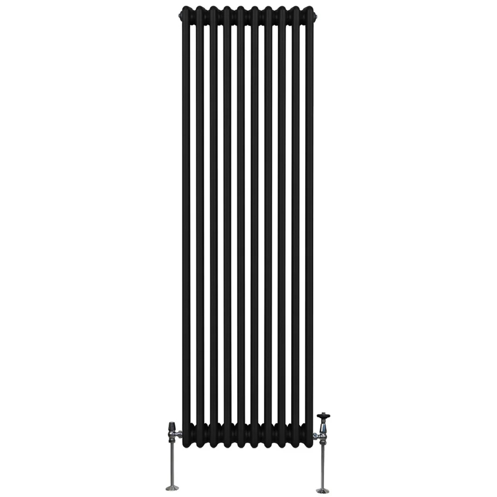 Monster Shop 6596 BTU Black Traditional 3 Column Radiator 1800 x 472mm ...