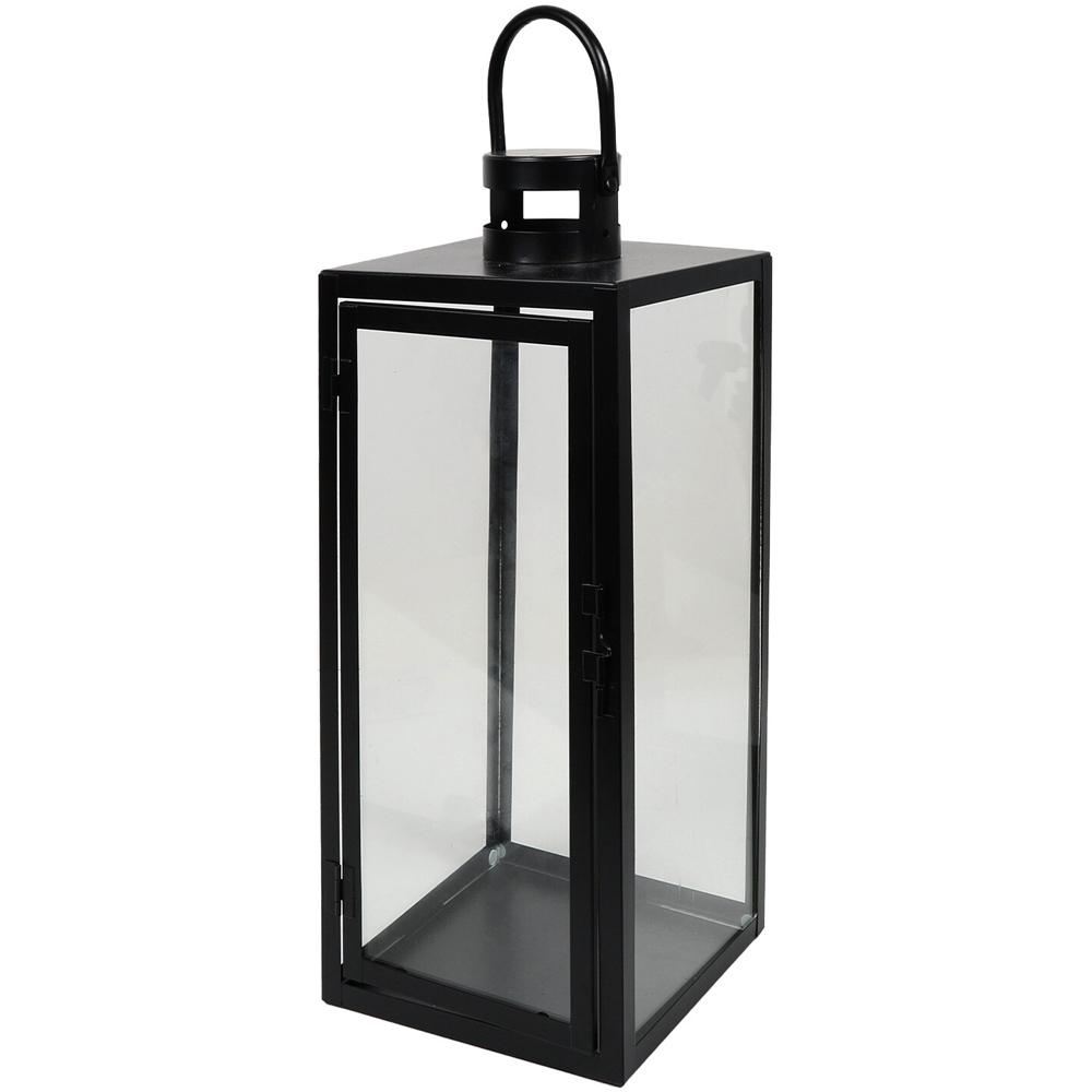 Black Matte Lantern | Homebase