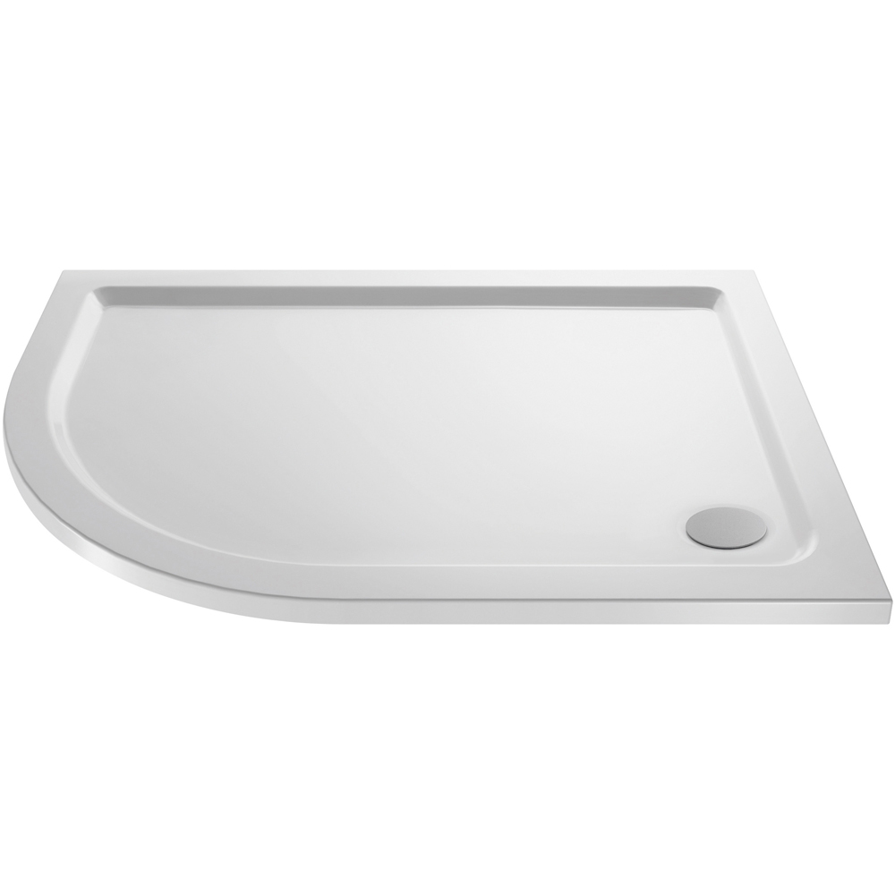 nuie White Offset Quadrant Slimline Left Hand Shower Tray 1200 x 800mm Price Comparisons | Compare The Build