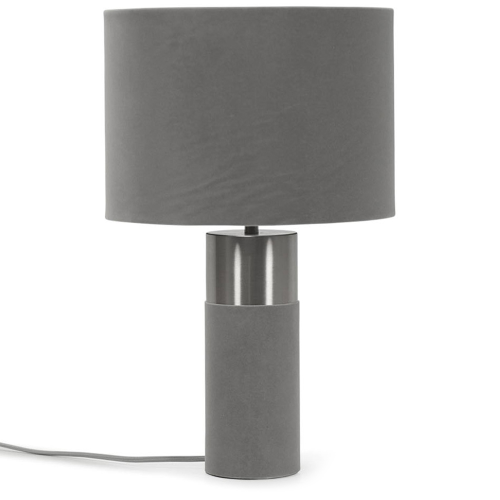 ValueLights Alexa Grey Velvet LED Table Lamp Price Comparisons | Compare The Build