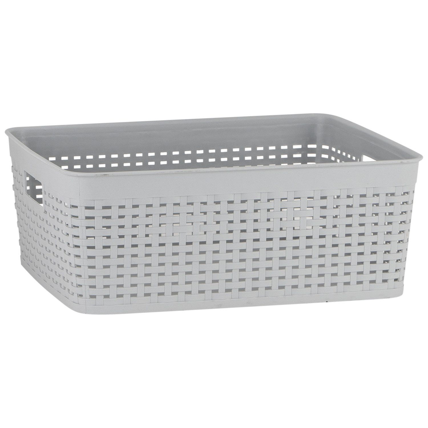 My Home Grey Small Plastic Storage Basket Price Comparisons | Compare The Build