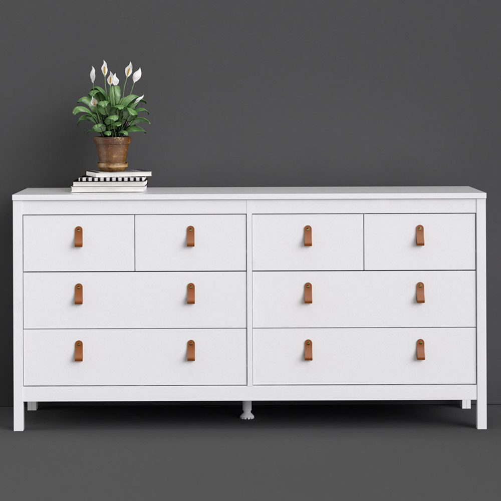 Florence Barcelona 8 Drawer White Double Dresser Price Comparisons | Compare The Build