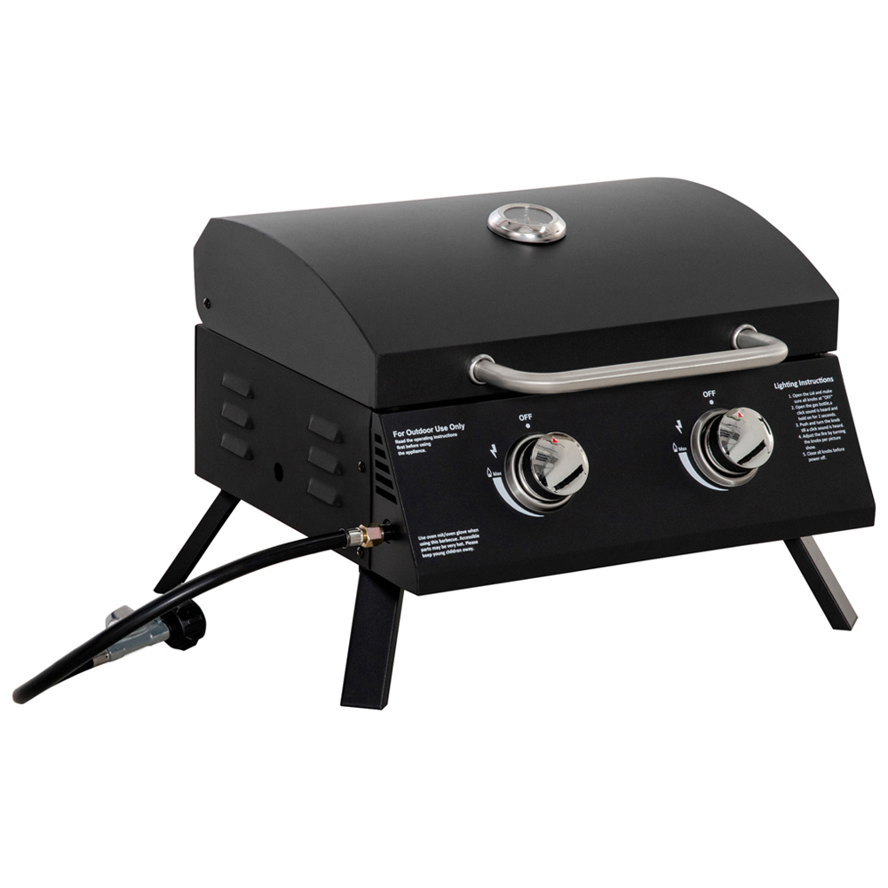 2 Burner Folding Tabletop Gas BBQ Grill | Compare The Build