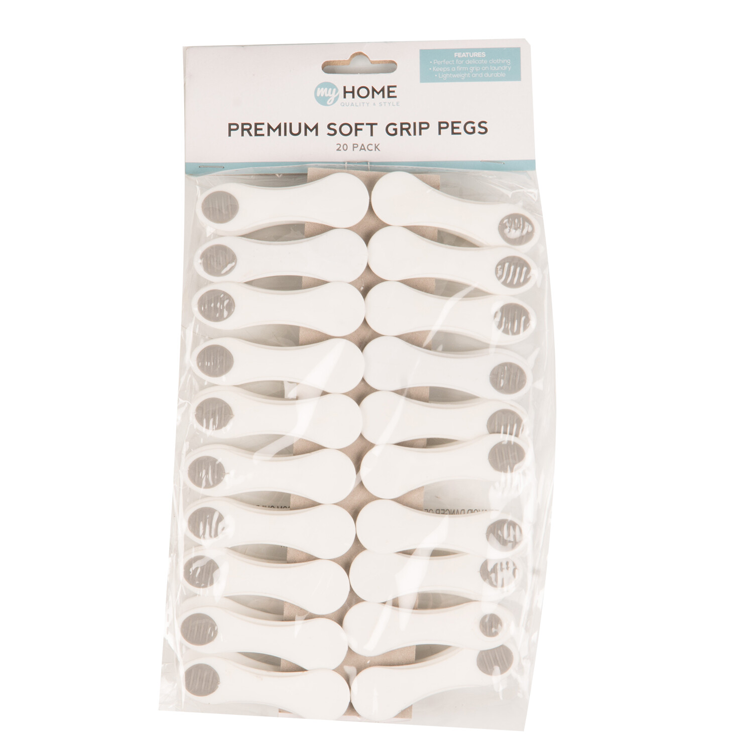 My Home Pack of 20 Premium Soft Grip Pegs Price Comparisons | Compare The Build