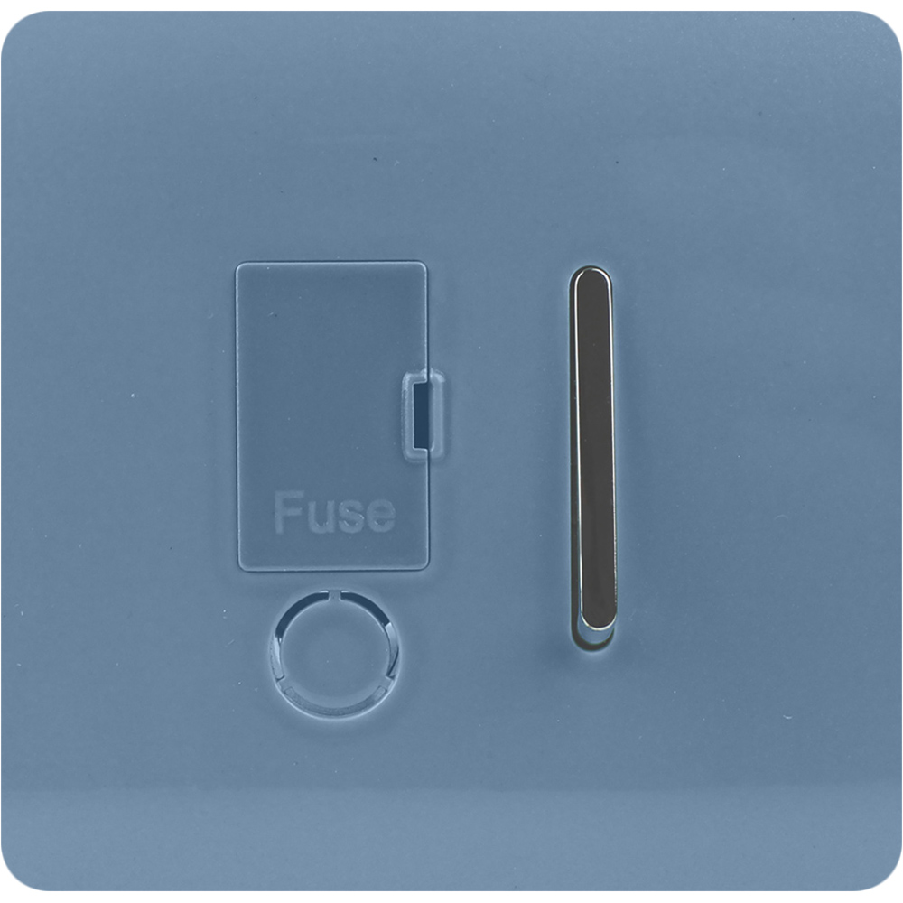 Trendi Switch 13amp Sky Blue Fused Spur with Flex Outlet Price Comparisons | Compare The Build