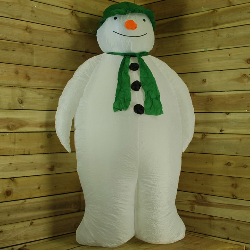 Samuel Alexander Snowman Inflatable Christmas Decoration 6ft | Homebase