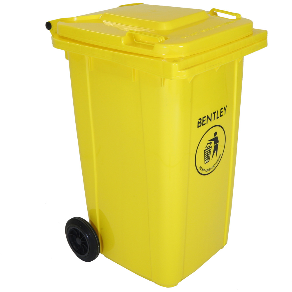 Charles Bentley Yellow Wheelie Bin 240L Price Comparisons | Compare The Build