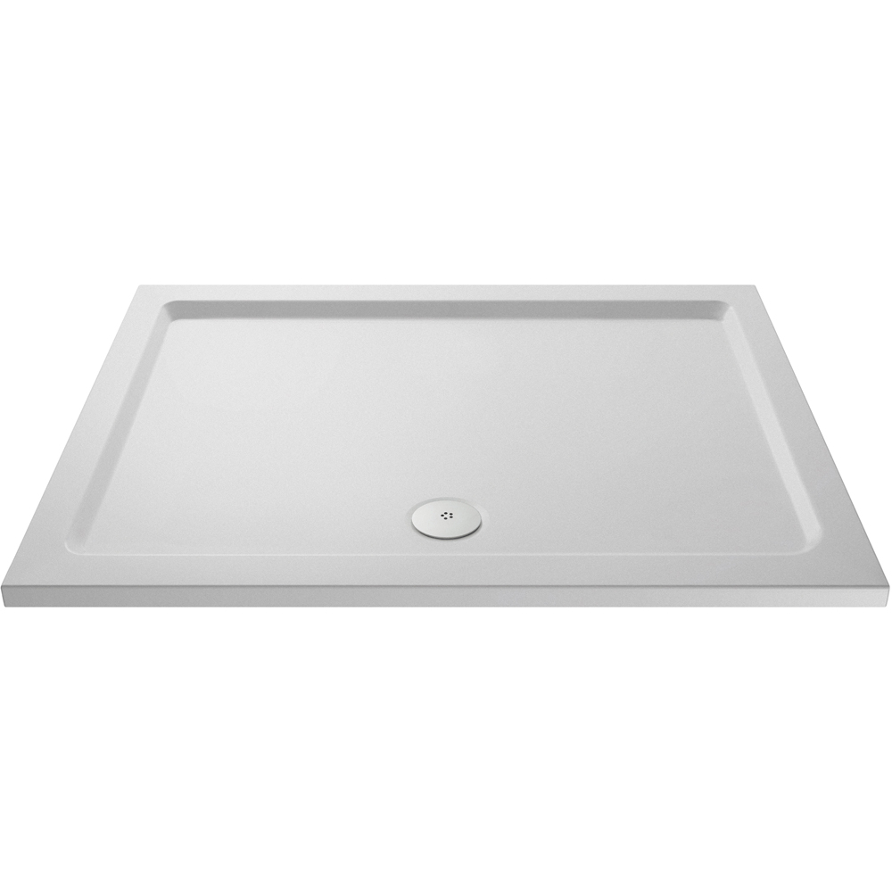 nuie White Slip Resistant Rectangular Shower Tray 1800 x 900mm Price Comparisons | Compare The Build