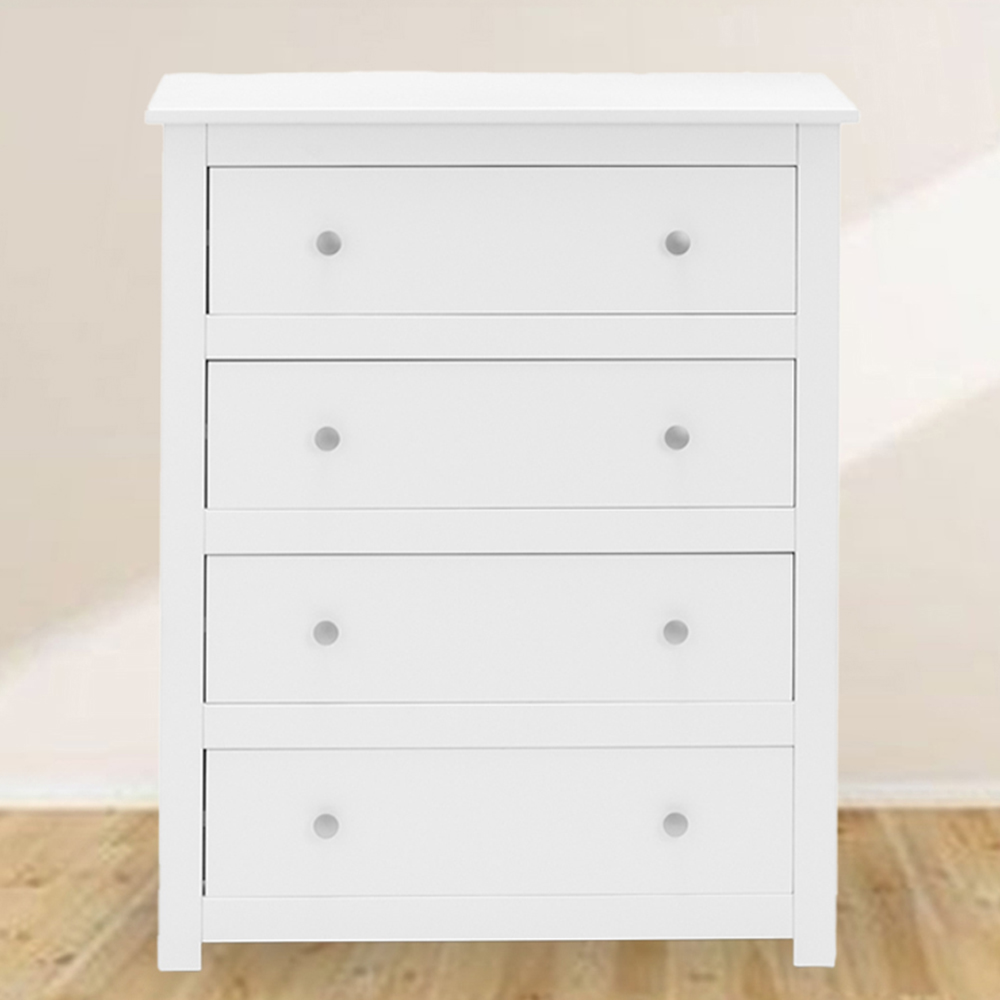 Julian Bowen Radley 4 Drawer Surf White Chest of Drawers Price Comparisons | Compare The Build