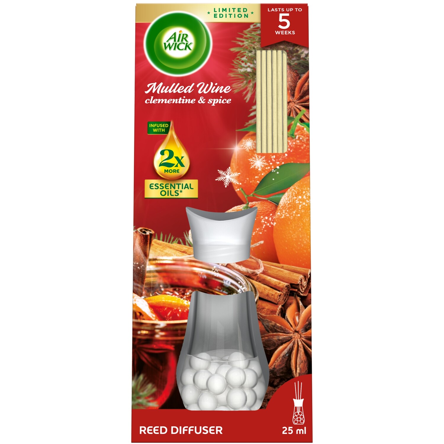 Air Wick Reed Diffuser Mulled Wine | Homebase
