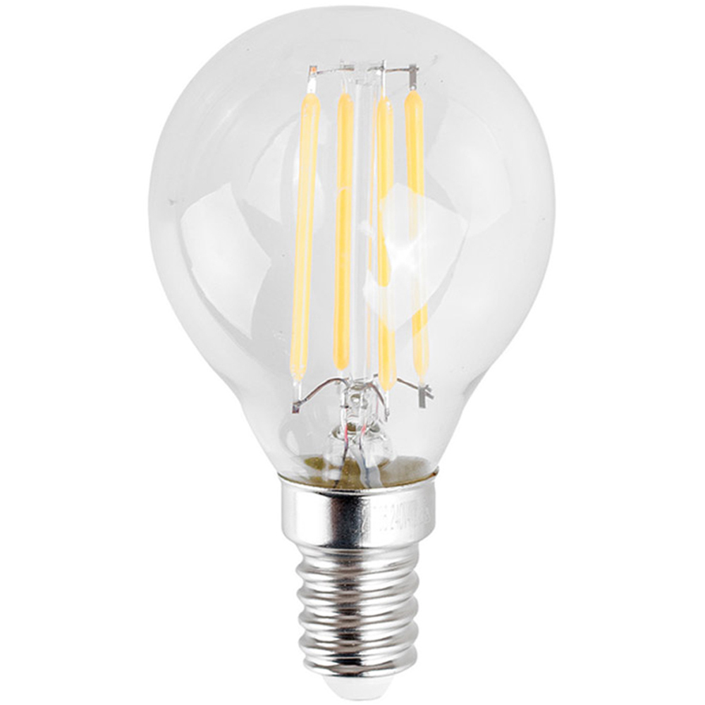 ValueLights 10 Pack SES E14 LED Filament Retro Style 4W Golfball Warm ...
