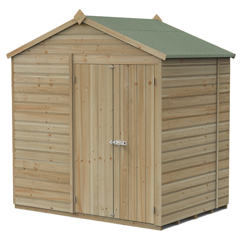 Forest Garden Beckwood 7 x 5ft Double Door Shiplap Apex Shed Price Comparisons | Compare The Build