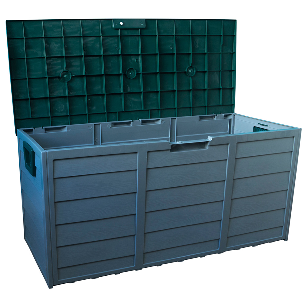 St Helens Wooden Panel Effect Outdoor Storage Box | Homebase