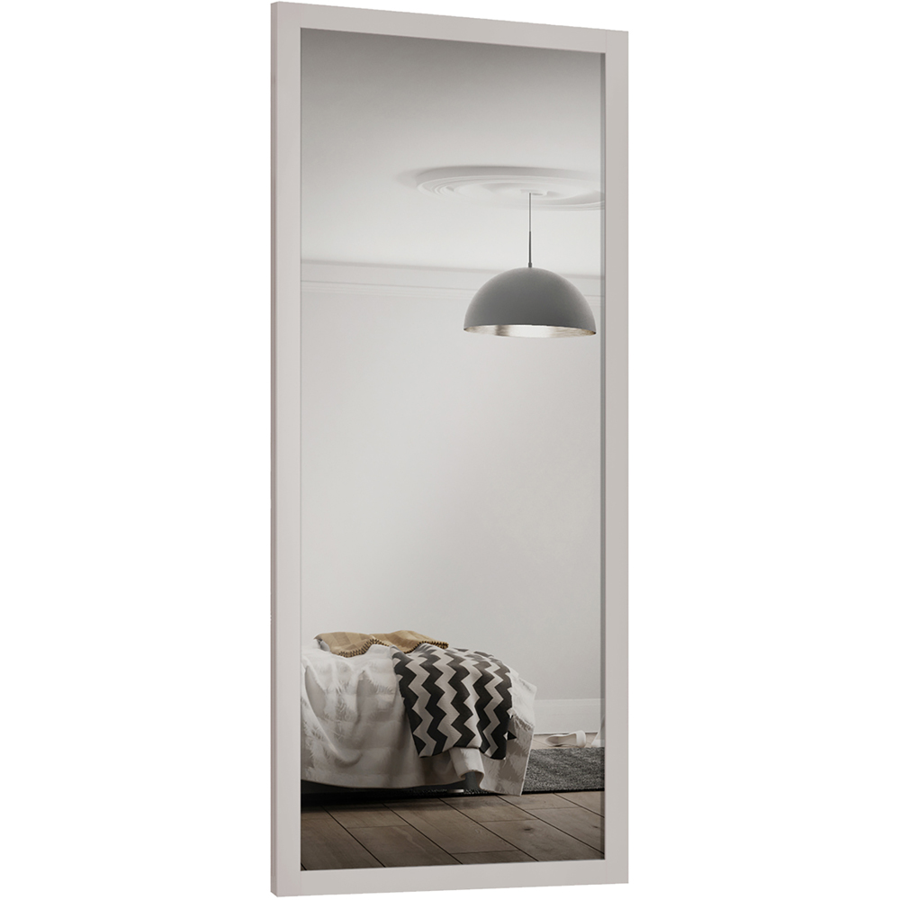 Spacepro Shaker Single Panel Cashmere Frame Mirror Sliding Door 2220 x 610mm Price Comparisons | Compare The Build