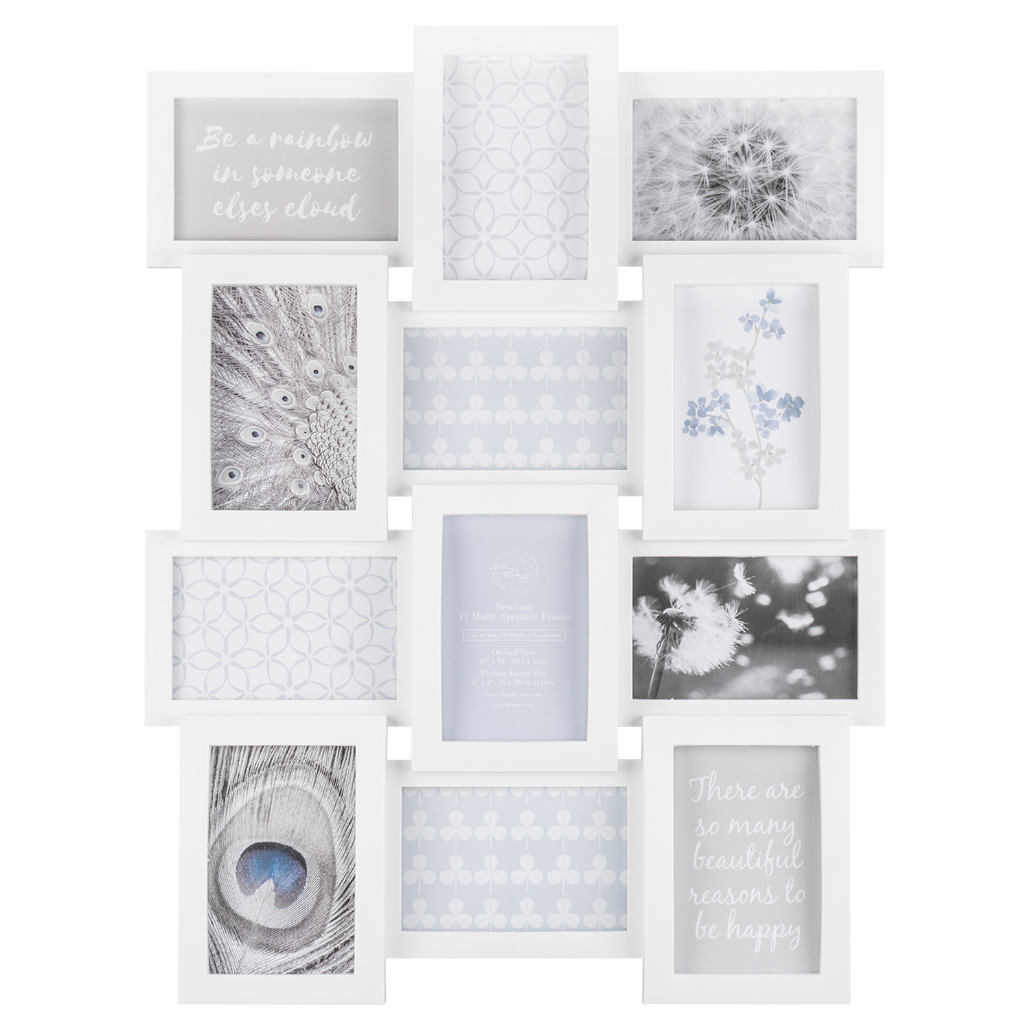 The Port. Co Gallery Newham 12 Multi Aperture Photo Frame | Homebase