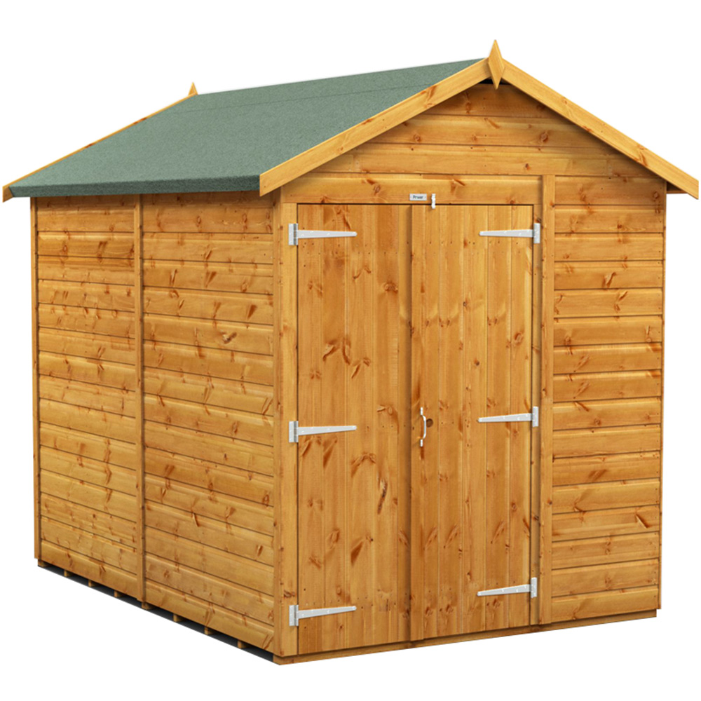 Power Sheds 8 x 6ft Double Door Apex Wooden Shed Price Comparisons | Compare The Build