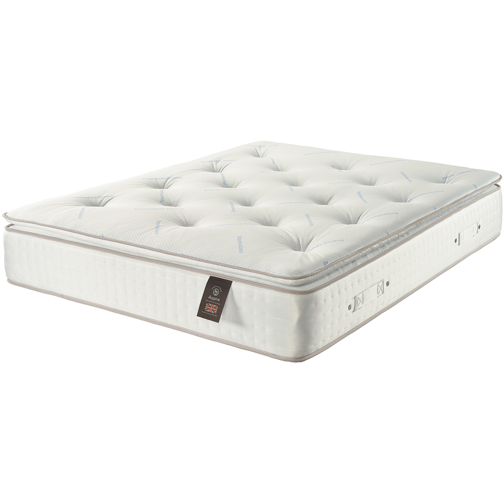 Aspire King Size Climate Cool Pillow Top Pocket Spring Mattress Price Comparisons | Compare The Build