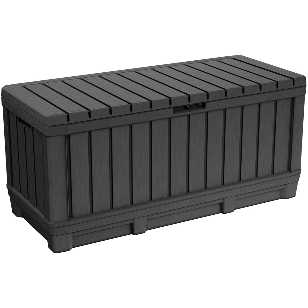 Keter Kentwood 350L Grey Outdoor Garden Storage Box | Homebase