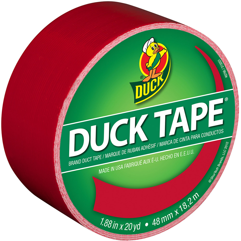 Duck 48mm x 18.2mm Fire Engine Red Duct Tape Price Comparisons | Compare The Build