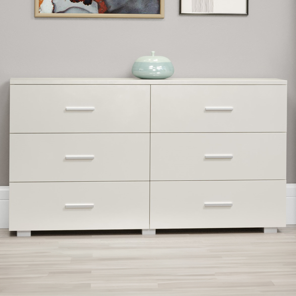 Core Products Lido 6 Drawer White Chest of Drawers Price Comparisons | Compare The Build