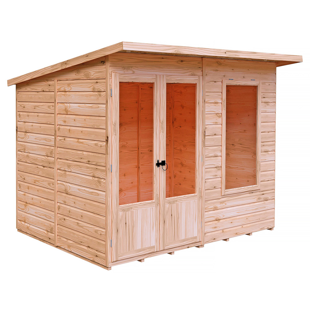 Shire GB Peony 8 x 6ft Double Door Shiplap Summerhouse Price Comparisons | Compare The Build