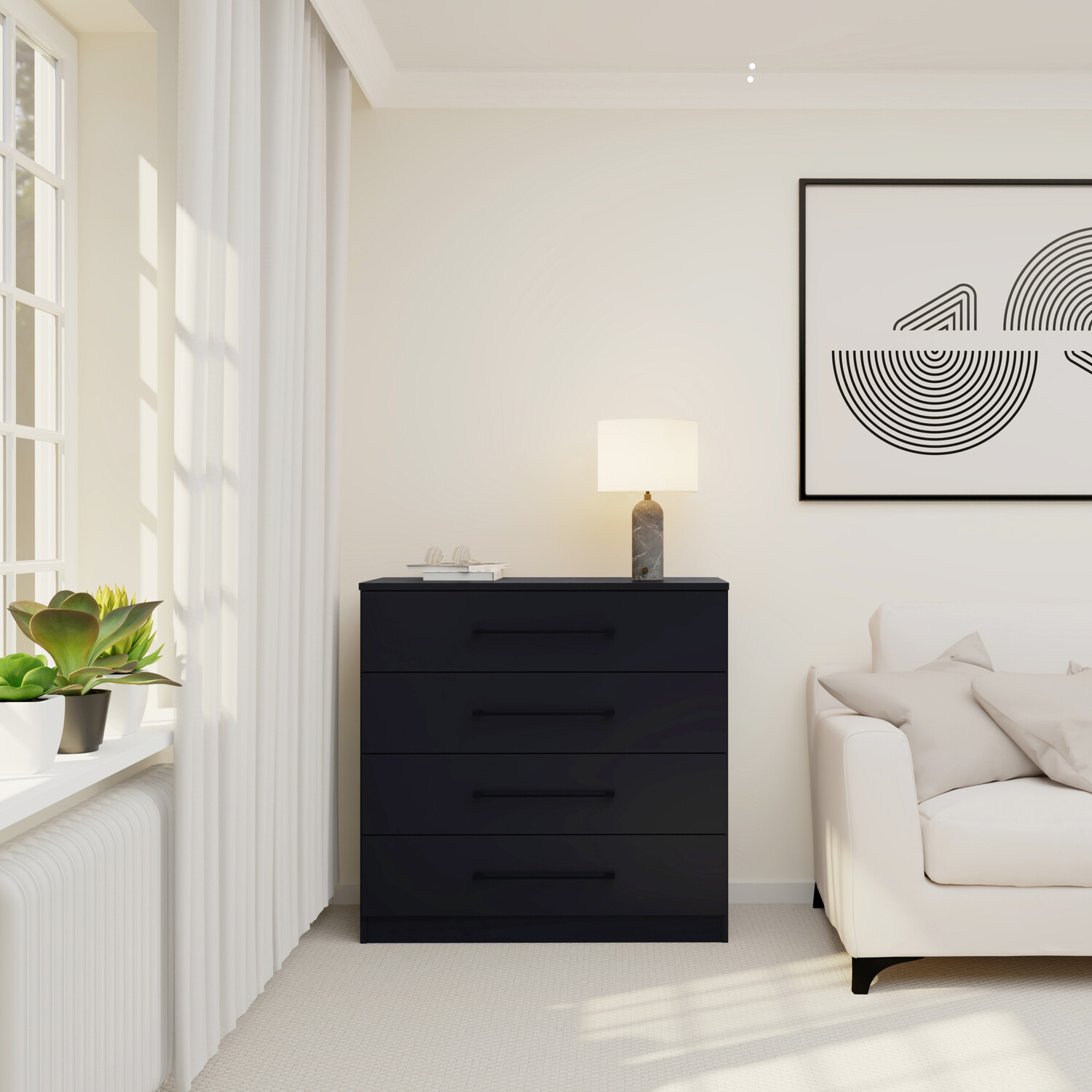 Regent Storage Chest Black | Homebase