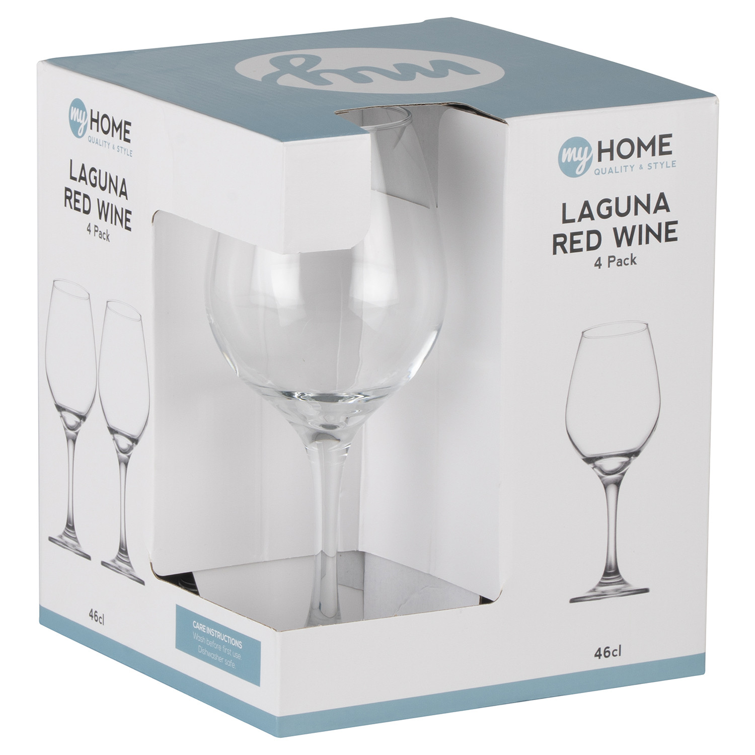 My Home Laguna Red Wine Glass 4 Pack Price Comparisons | Compare The Build