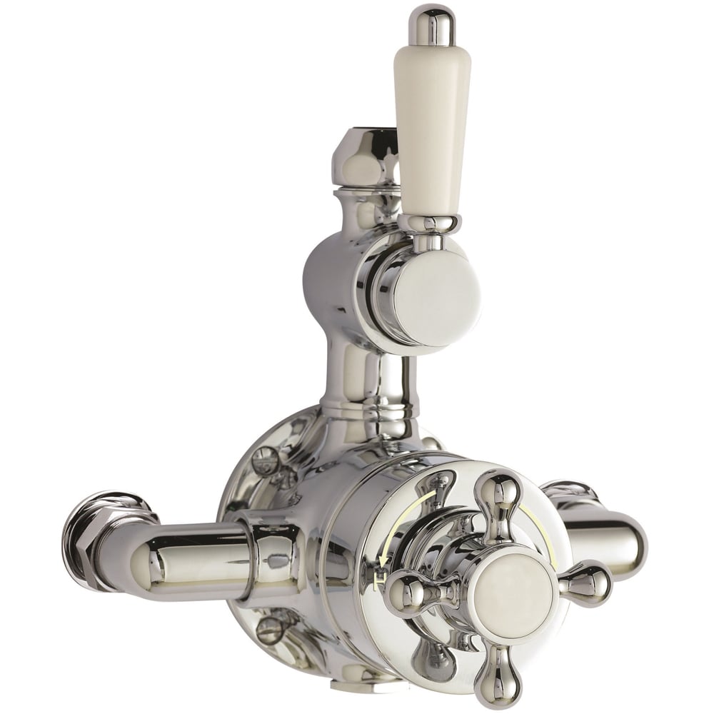 nuie Chrome Twin Thermostatic Shower Valve Price Comparisons | Compare The Build
