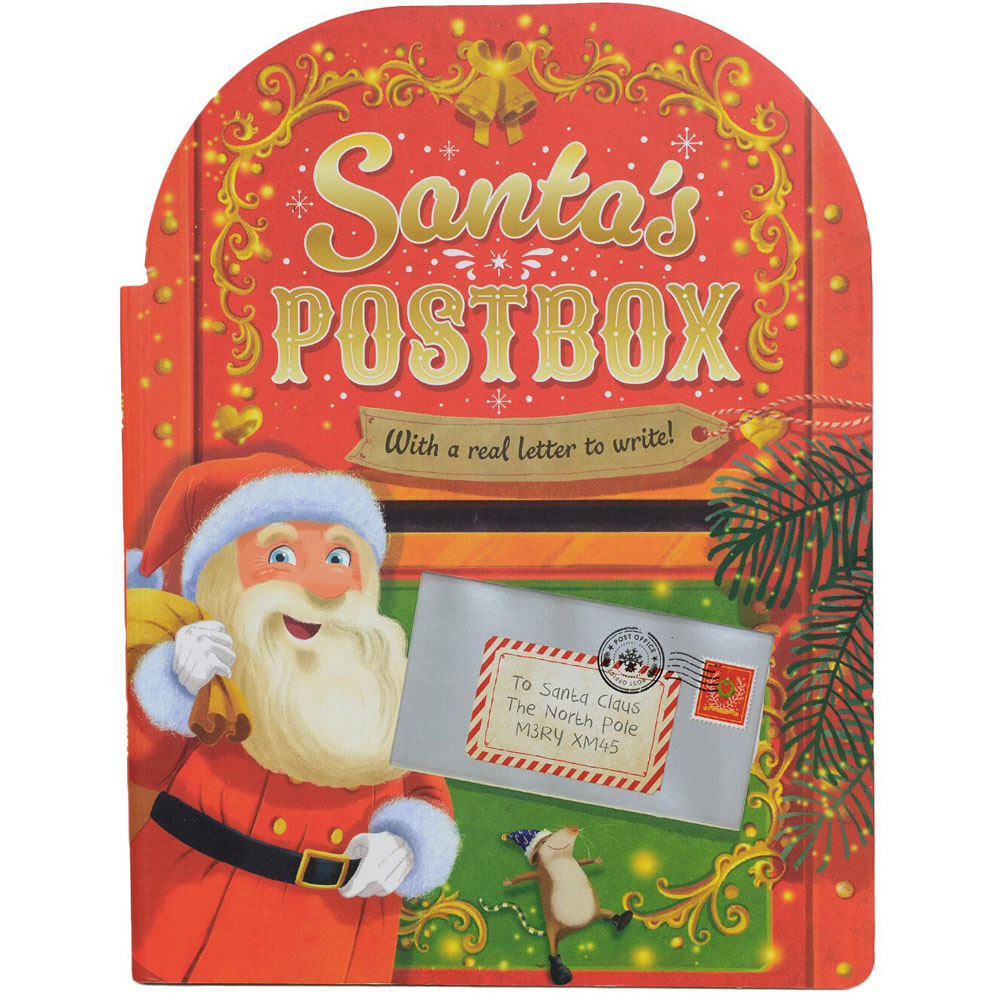 Santa's Postbox Story Book - Red | Homebase