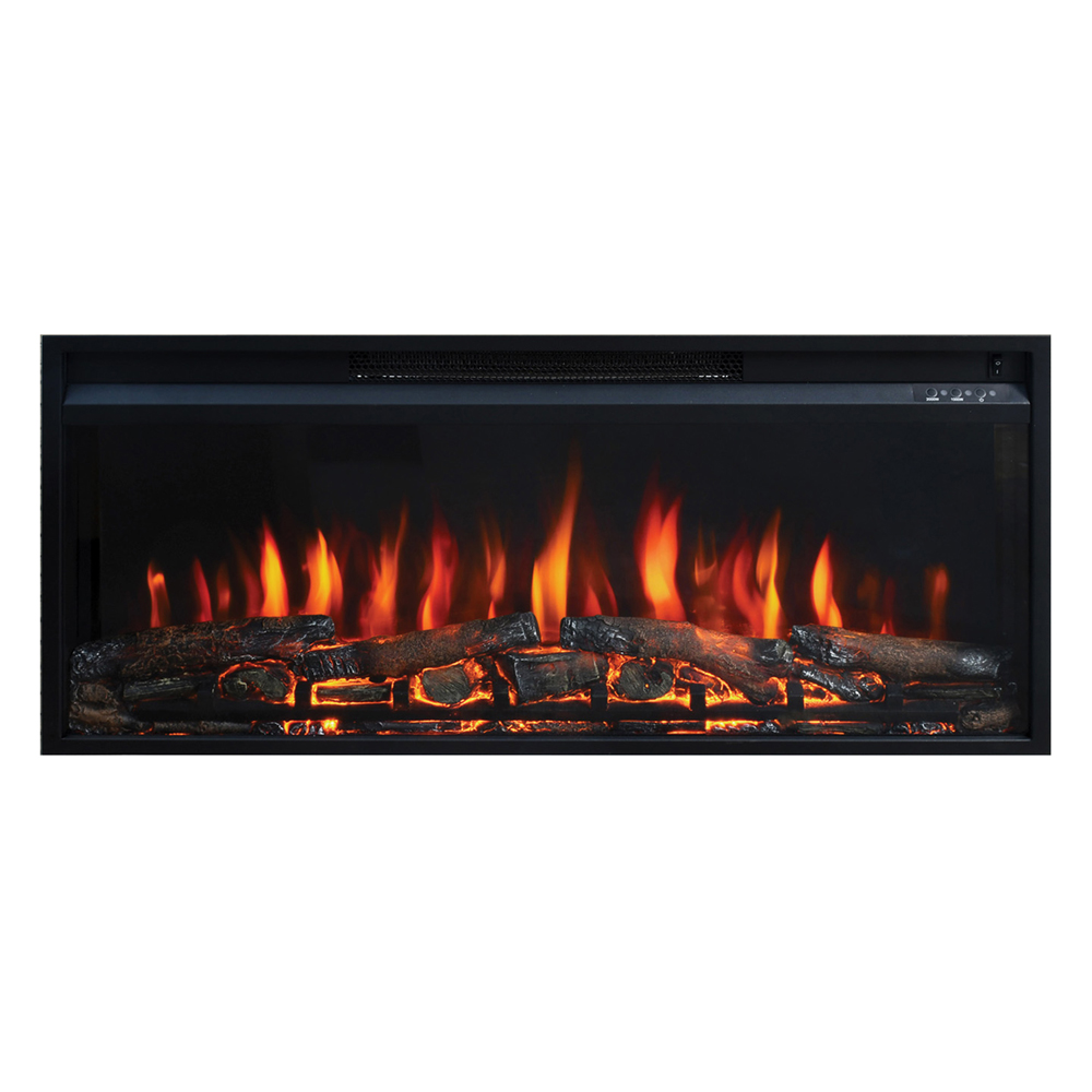 Be Modern Rodwell Black Wall Mounted Inset Electric Fireplace Suite with Remote 36 inch 2000W Price Comparisons | Compare The Build