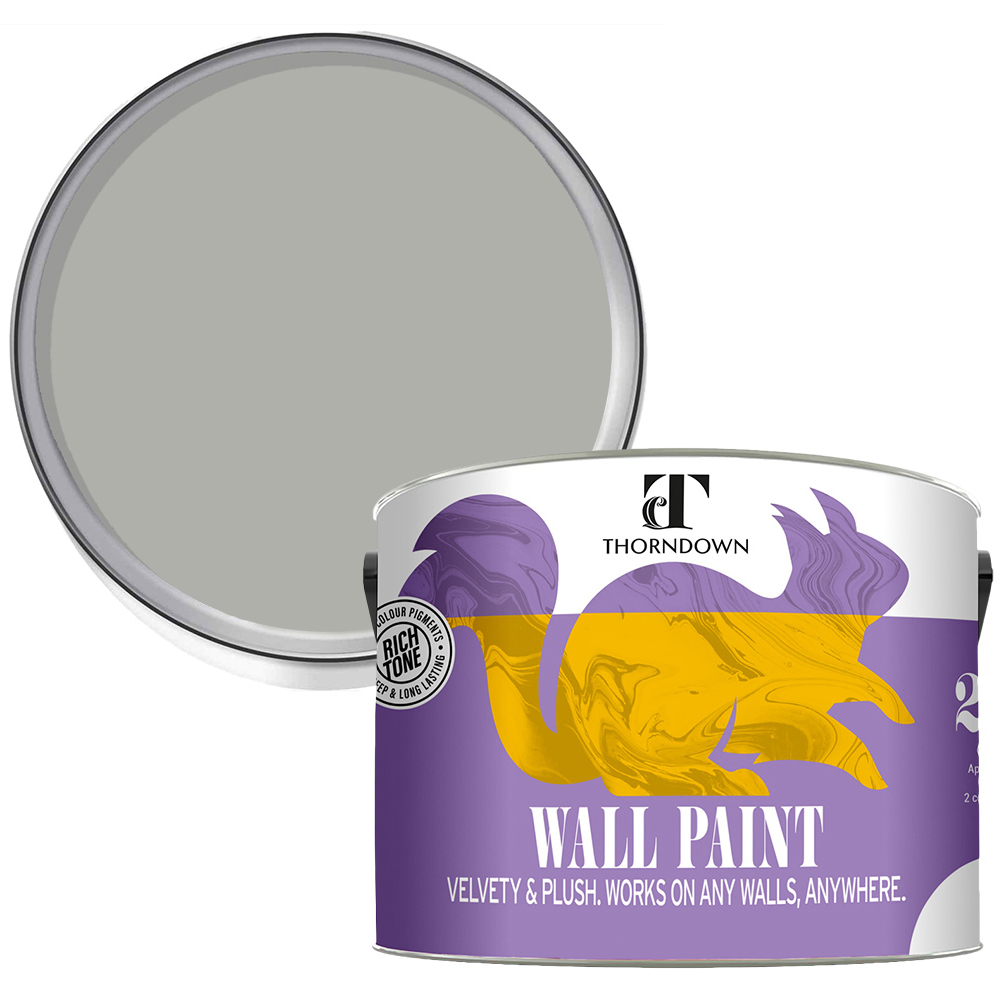 Thorndown Walls and Ceilings Grey Heron Matt Paint 2.5L Price Comparisons | Compare The Build
