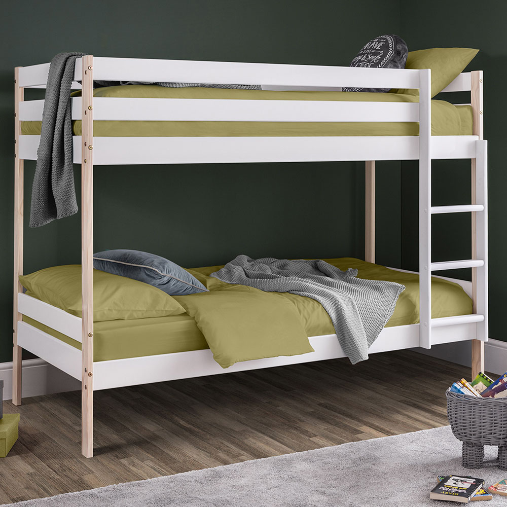 Julian Bowen Nova White and Pine Two Tone Bunk Bed | Compare The Build