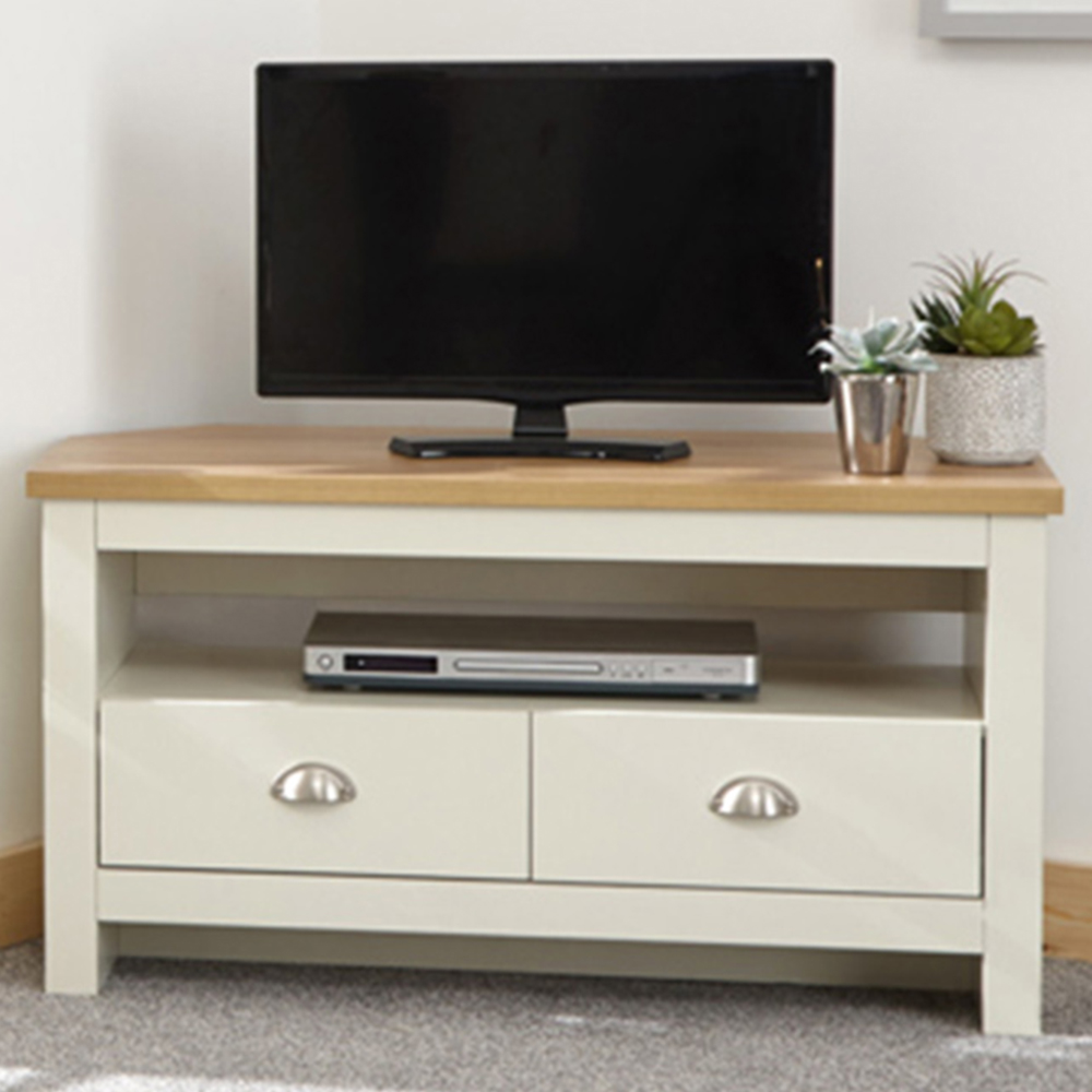GFW Lancaster 2 Drawer Cream Corner TV Unit Price Comparisons | Compare The Build