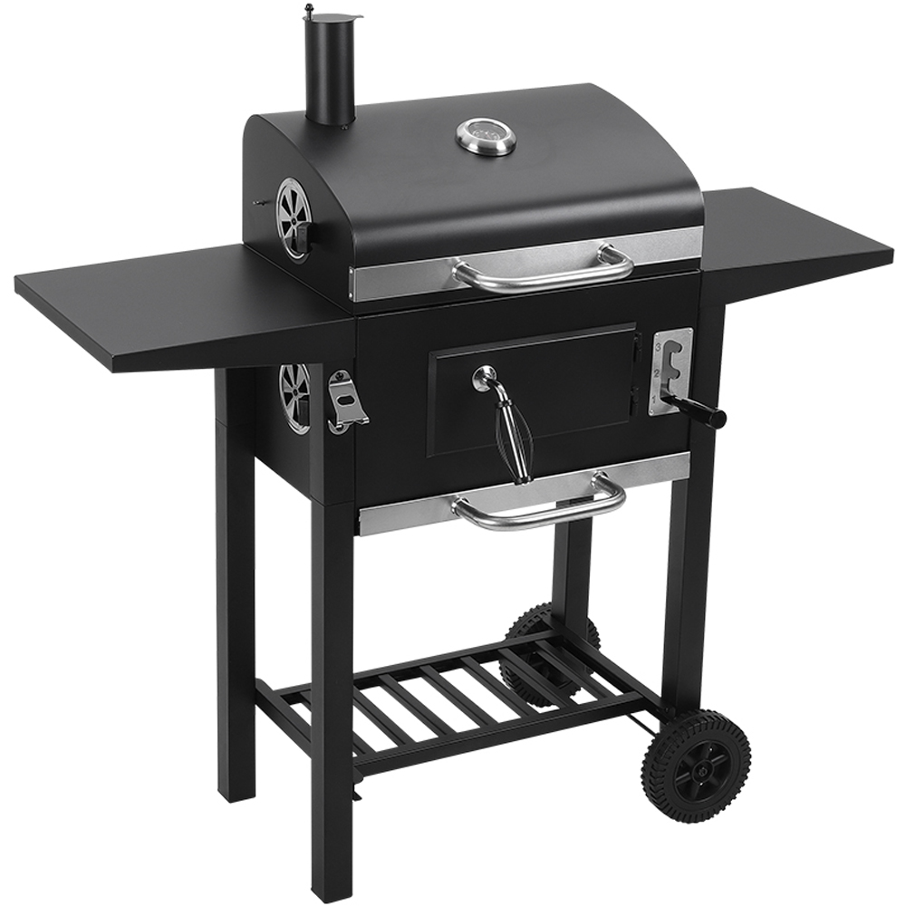 Living and Home Black Charcoal Grill Trolley Price Comparisons | Compare The Build