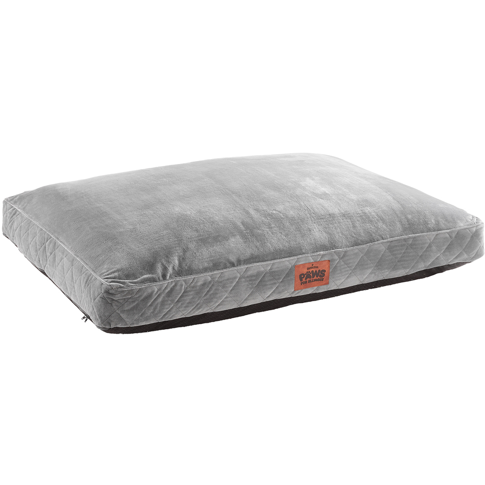 Slumberdown Extra Large Grey Padded Pet Bed Price Comparisons | Compare The Build