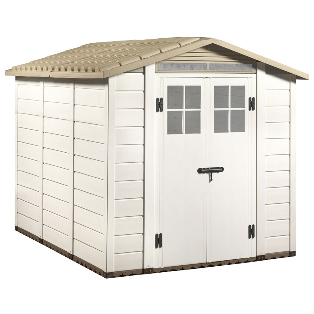 Shire 6 x 8ft Tuscany Evo 240 Plastic Garden Shed Price Comparisons | Compare The Build