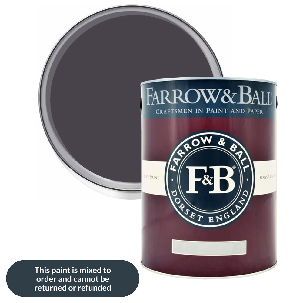Farrow & Ball Estate Walls and Ceilings Paean Black Matt Emulsion Paint 5L Price Comparisons | Compare The Build